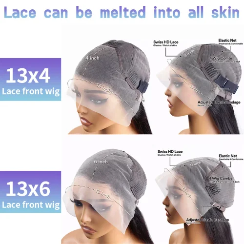 女性用ウィッグ フロントレース おすすめ - チョコレートブラウン32