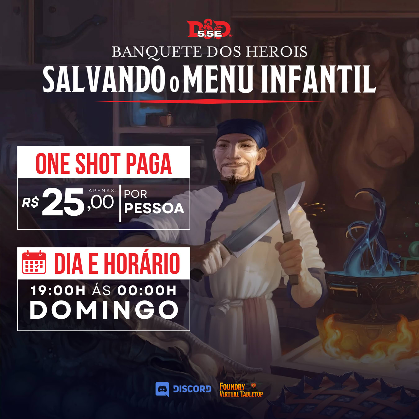 ONE SHOT: D&D 5.5 — Heroes' Feast: SAVING THE CHILDREN’S MENU