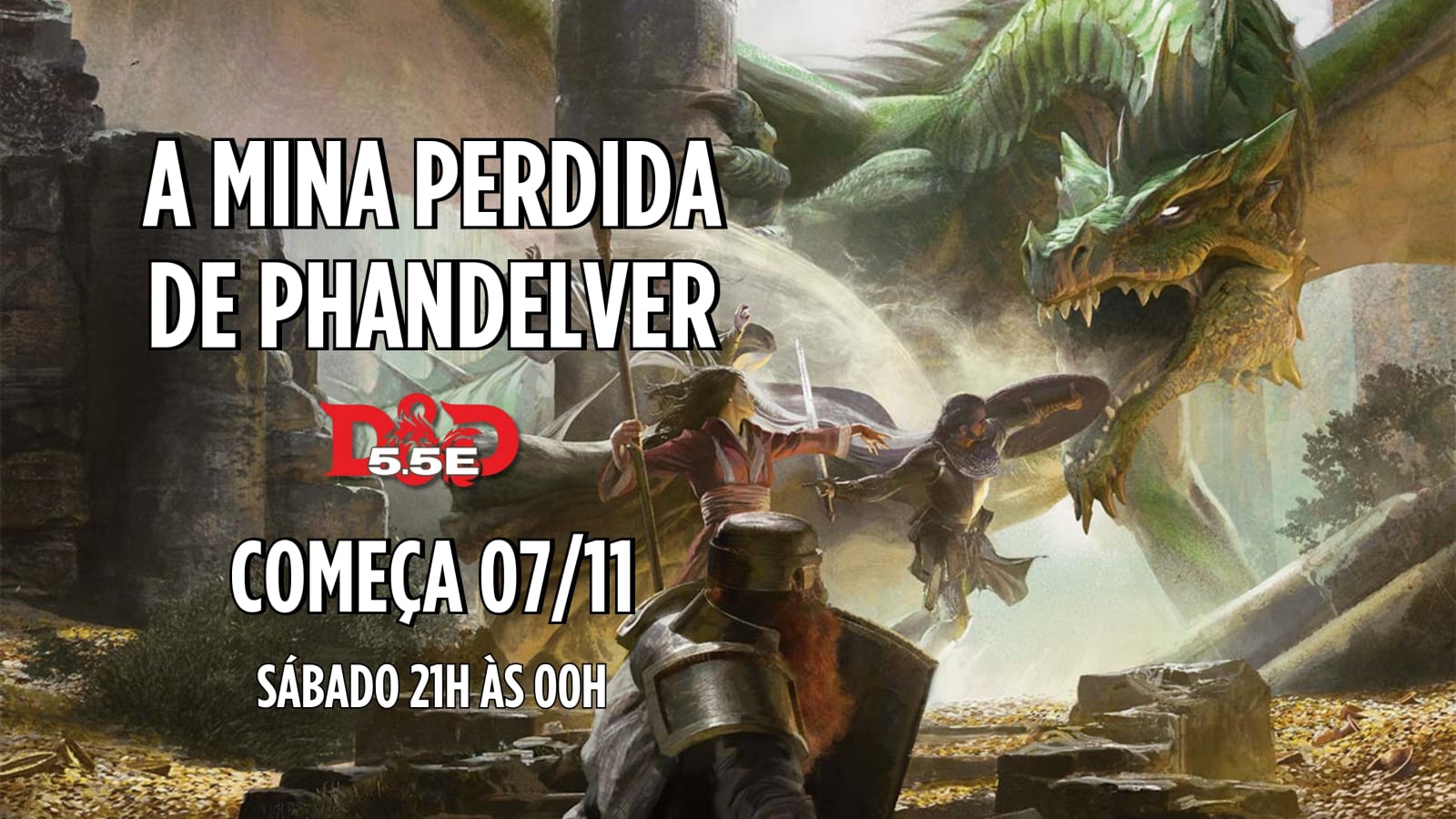 D&D PARA INICIANTES: A MINA PERDIDA DE PHANDELVER [D&D 5.5] [SÁBADO 14H]