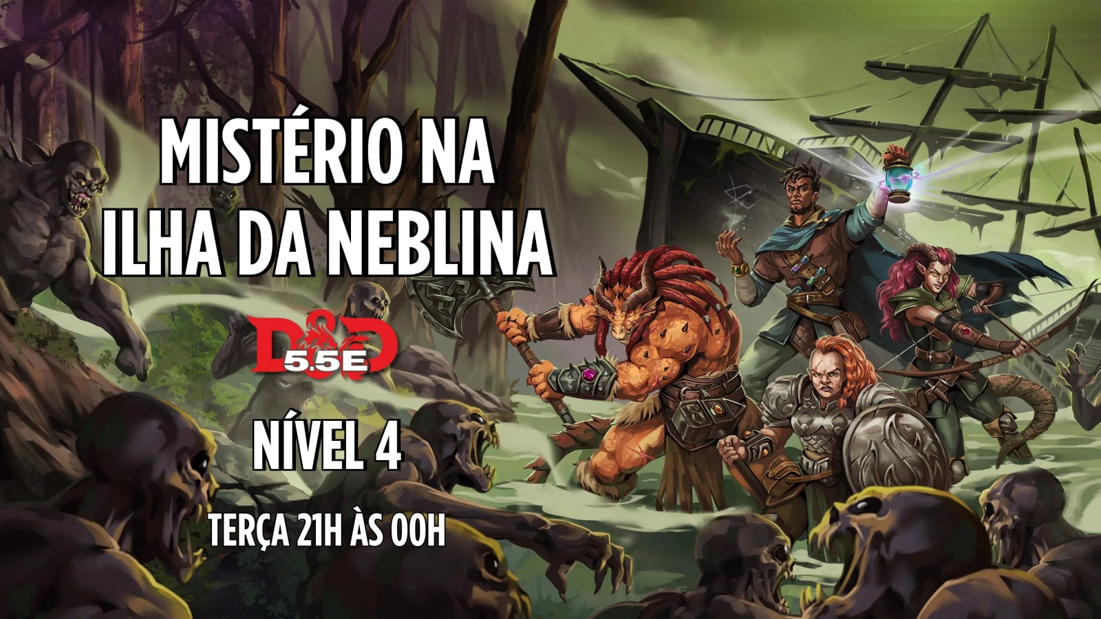 PHANTYR: MISTÉRIO NA ILHA DA NEBLINA [D&D 5.5] [TERÇA-FEIRA 21H]
