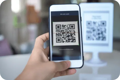 Mobile scanning QR