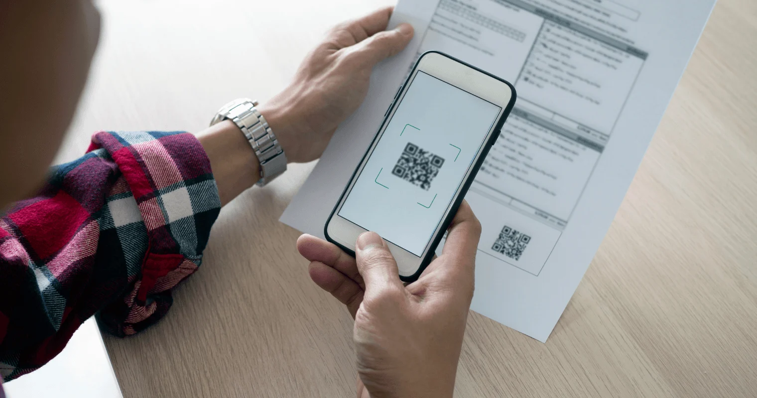scanning qr on phone