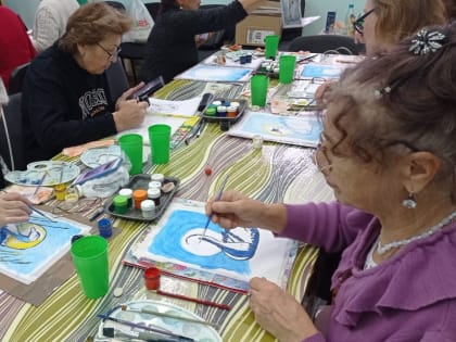 Творческий урок в Рузе: рисуем лебедей