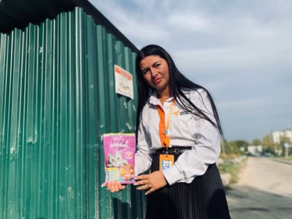 Волонтеры Нестеровского лицея помогают бездомным животным