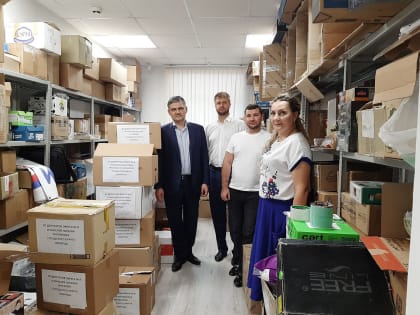 Депутаты Люберец передали гумпомощь в Центр поддержки участников СВО и их семей