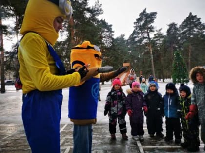 Состоялась анимационная программа «Банановые приключения с Миньонами» для юных жителей Котельников