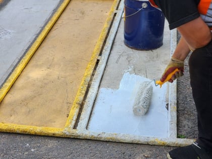 Обновление пешеходных переходов в Воскресенске