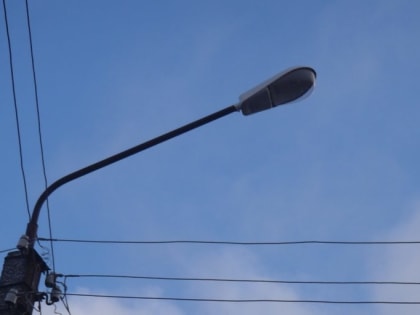 В деревне Барабаново подмосковной Каширы восстановлено уличное освещение