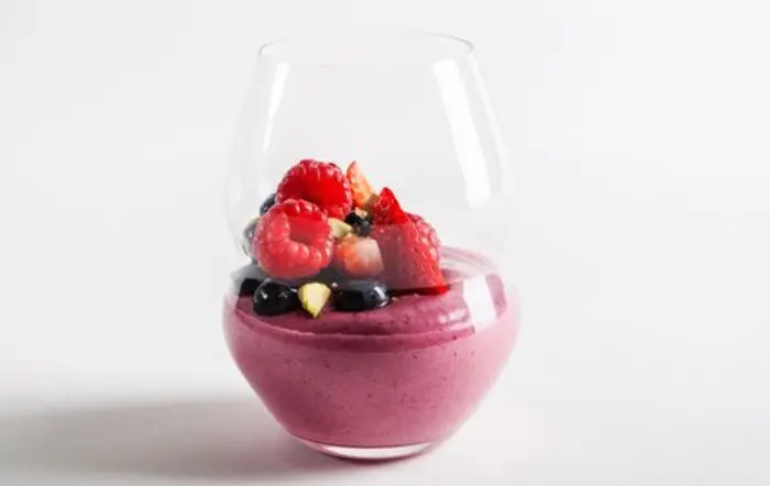Mousse de Frutos Rojos