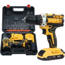 Parafusadeira Furadeira 48v 2 Baterias