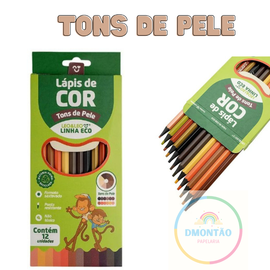 Lápis De Cor Tons De