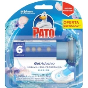 Pato Desodorizador Gel Adesivo Marine,