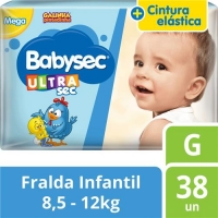 Fralda Babysec Galinha Pintadinha Ultrasec