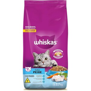 WHISKAS Ração Peixe Gatos Adultos
