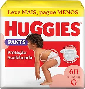 Fralda Pants Huggies Proteção Acolchoada,