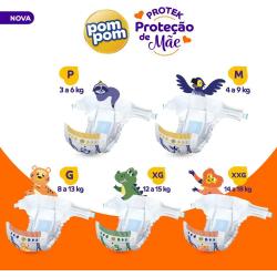 Fralda Pom Pom Protek Proteção