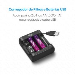 Carregador de Pilhas e Baterias