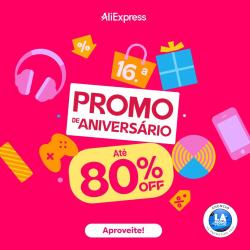 Evento de Aniversário Aliexpress, começa