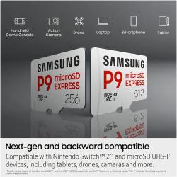 Cartão microSD Express 256GB Samsung