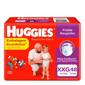 Fralda Huggies Supreme Care XXG