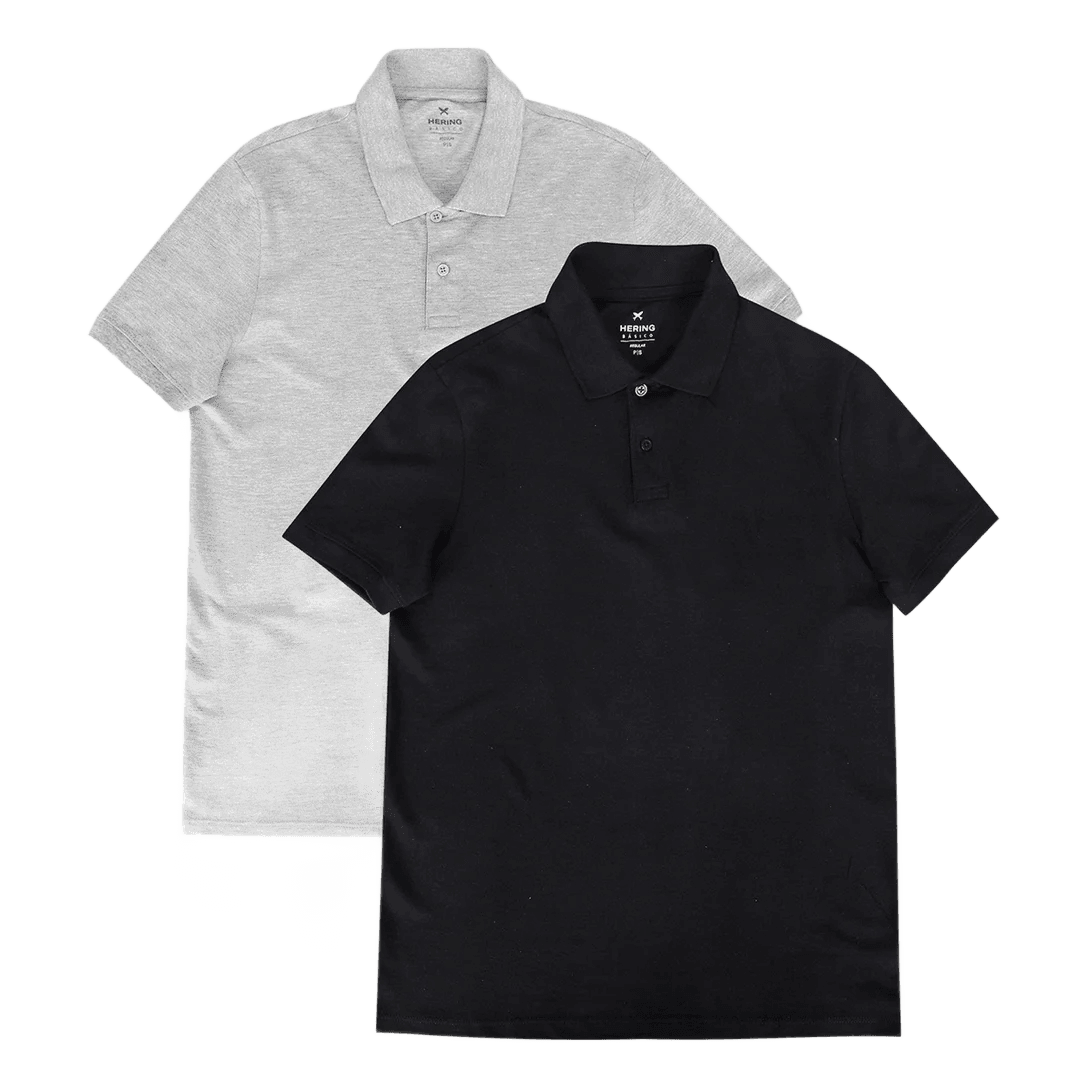 Kit Camisas Polo Hering Básicas