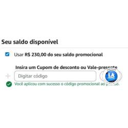 Amazon está liberando cupons durante