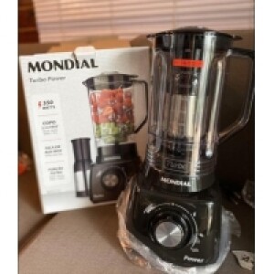Liquidificador Mondial Turbo Power, Preto,