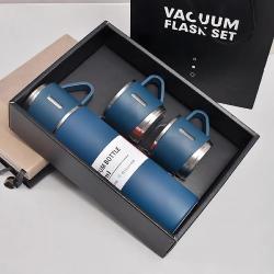 Kit com Garrafa Térmica Vacuum