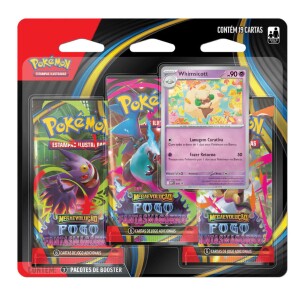 Blister Triplo Mega Evolução Fogo