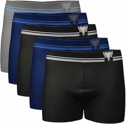 Kit 5 Cuecas Boxer Masculina