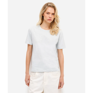 Blusa básica feminina de algodão