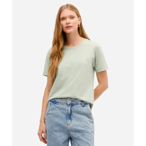 Blusa básica feminina de algodão