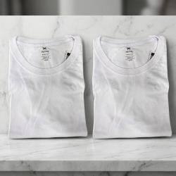 Kit 2 Camisetas Branco Hering