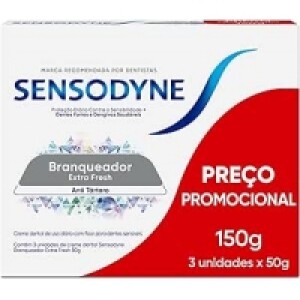 Sensodyne Creme Dental, Sensibilidade e