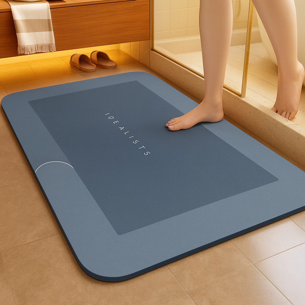 Tapete Banheiro Antiderrapante Absorvente de