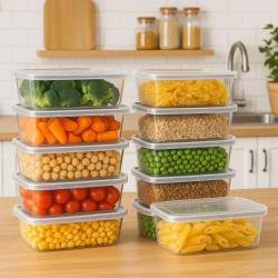 Kit 10 Potes 500ml Bpa