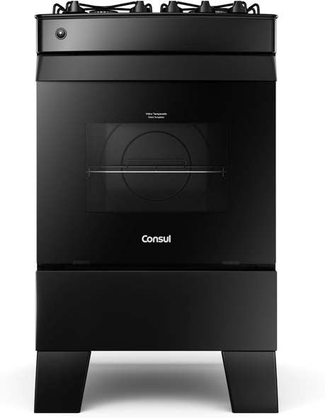 Consul Fogão 4 Bocas Preto