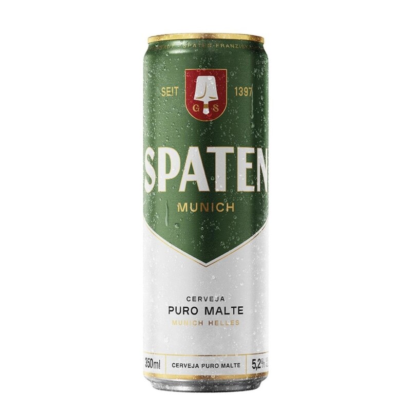 Pack Cerveja Spaten, Puro Malte,