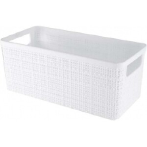 CESTO ALONGADO JUTA - BRANCO1,5L