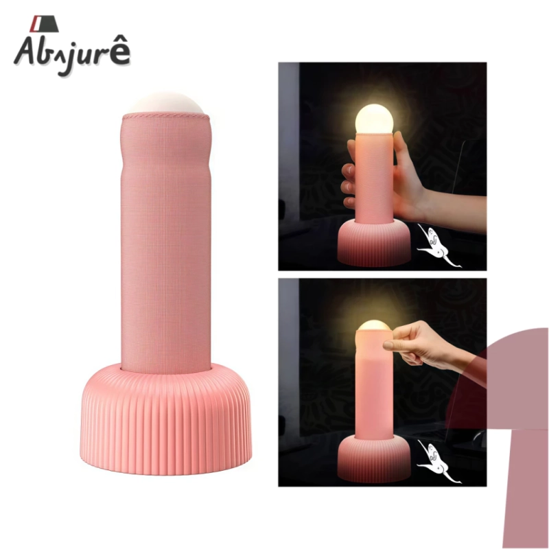 Luminária Abajur Rosa Romântico Luz