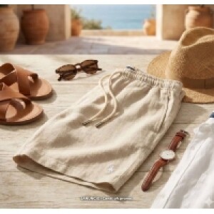 Shorts Ralph Lauren Linho Masculino