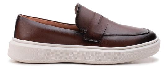 Sapato Loafer Masculino Mocassim Couro