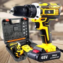 Parafusadeira Furadeira C/ 2 Baterias