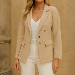 Blazer Feminino Alfaiataria Terninho Social