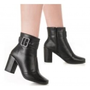 Bota Feminina Salto Alto Bico
