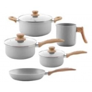 Conjunto De 5 Panelas Gris