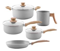 Conjunto De 5 Panelas Gris