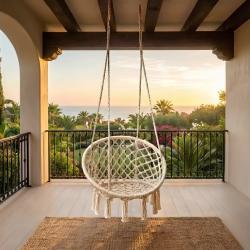 Cadeira De Balanço Suspensa Rede