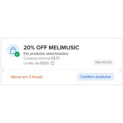 20% OFF em Compras acima