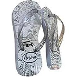 Chinelo Infantil para Colorir do